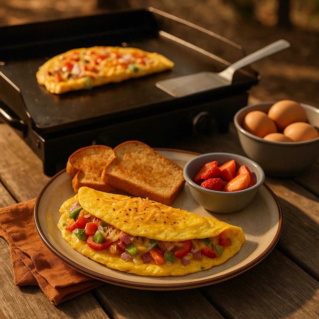 Blackstone Veggie Omelet