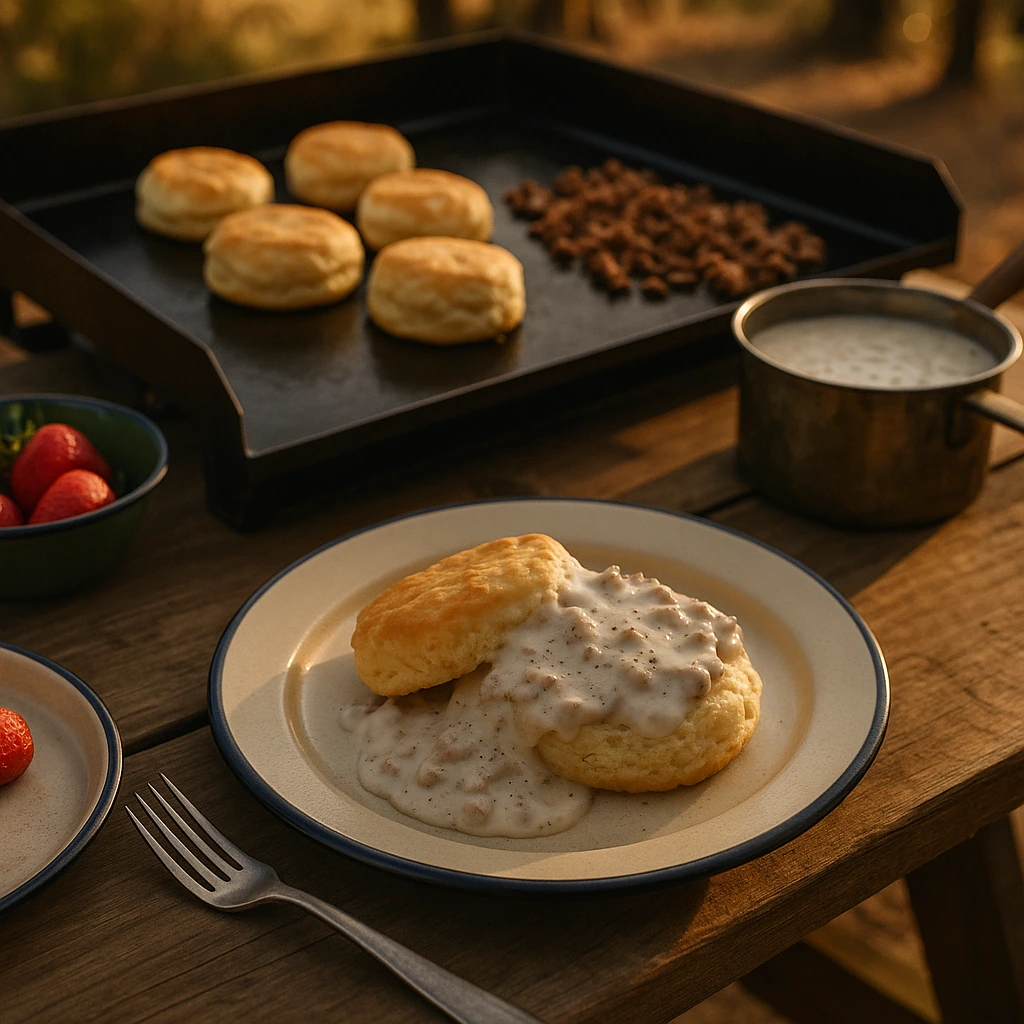 Blackstone Biscuits and Gravy