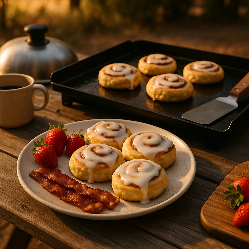 Blackstone Cinnamon Rolls