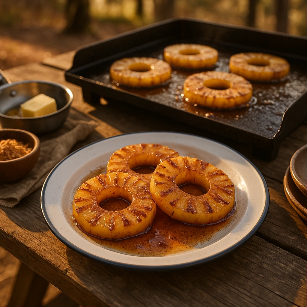 Brown Sugar Griddled Pineapple