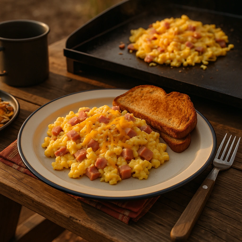 Ham and Cheese Scramble