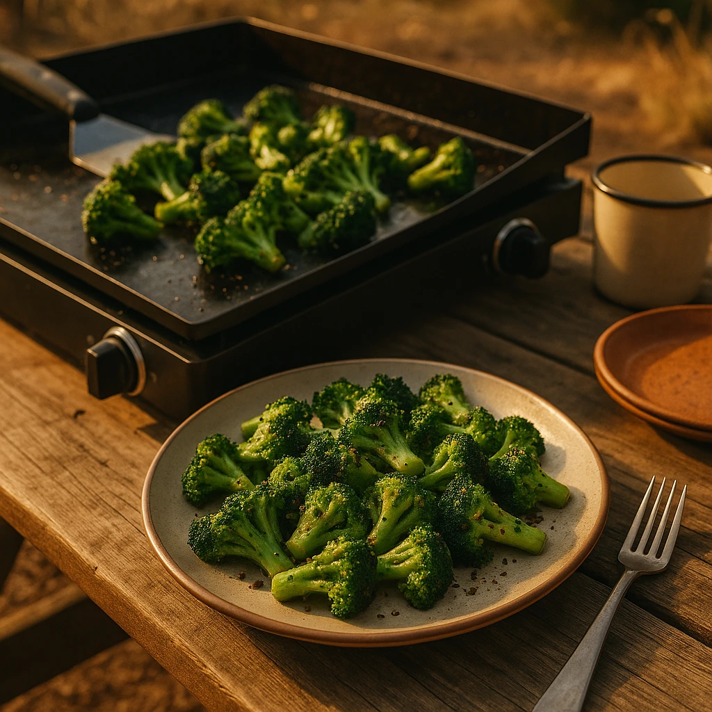Griddled Broccoli