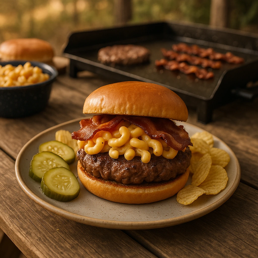 Bacon Mac Burger