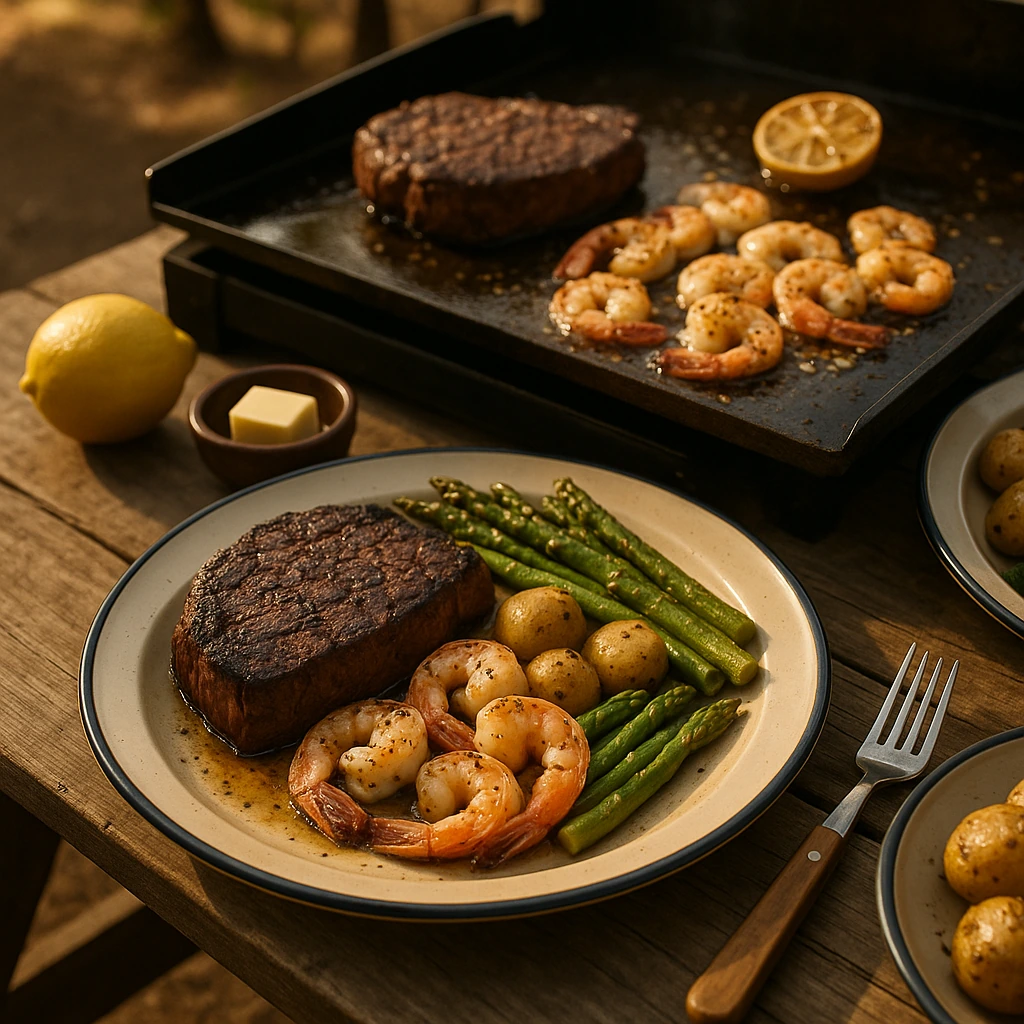 Campfire Surf and Turf