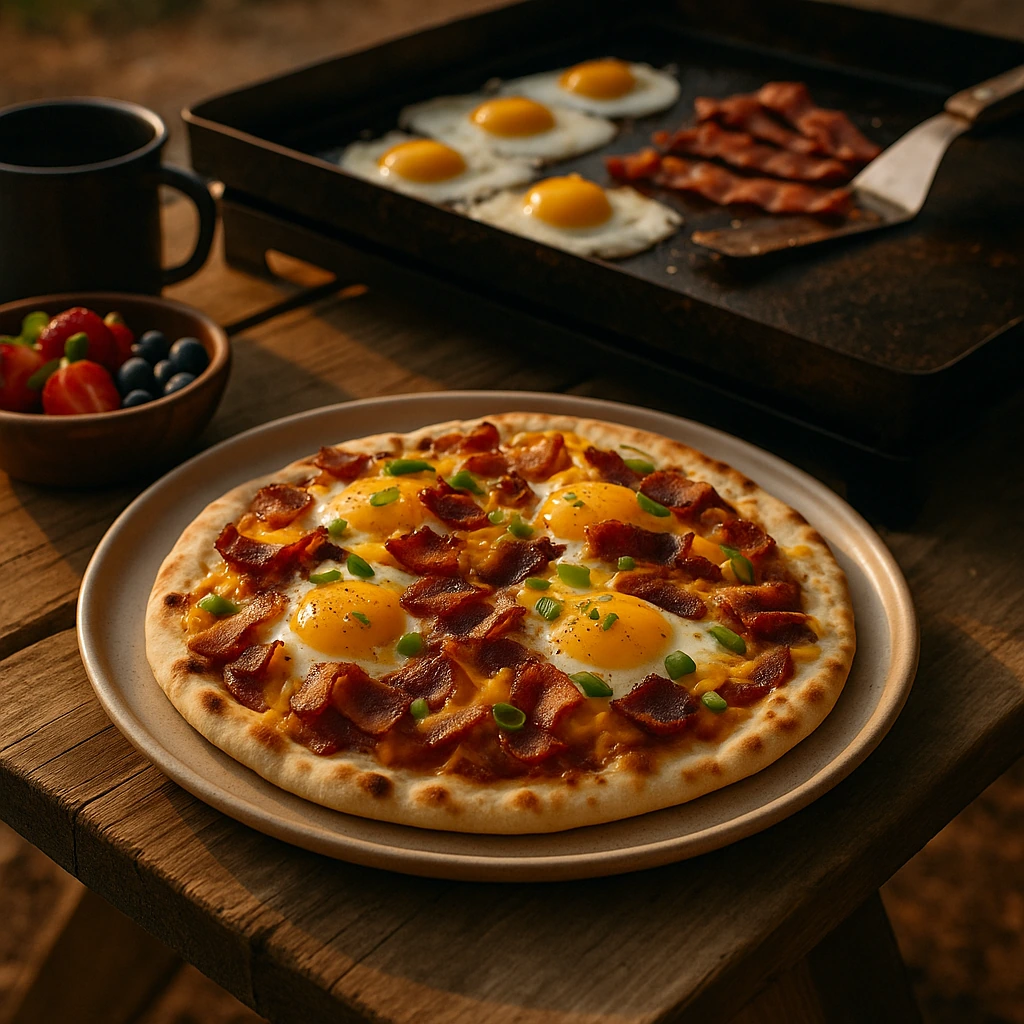 Camp Breakfast Pizza