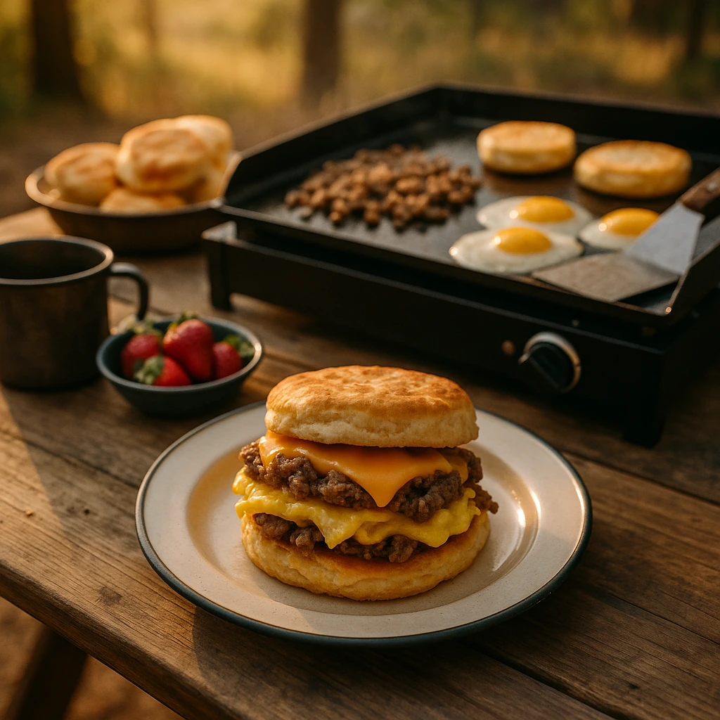 Breakfast Fried Biscuits
