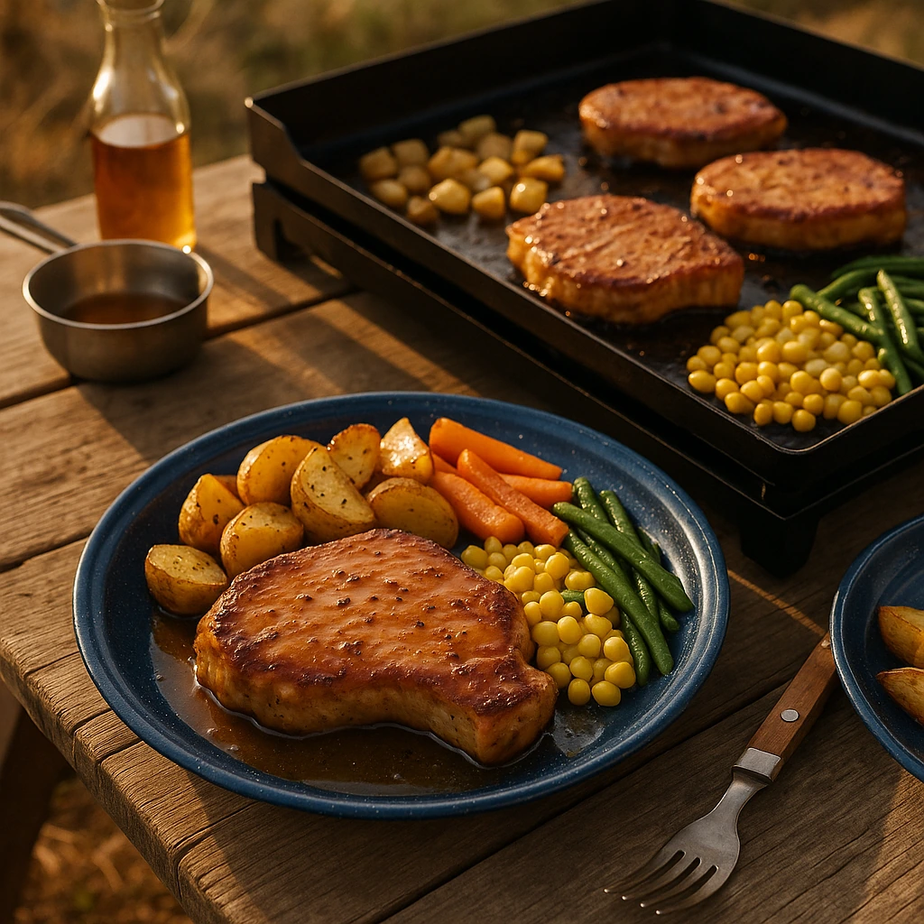 Maple Mustard Pork Chops
