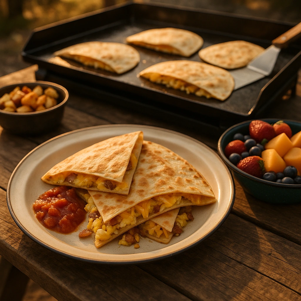Blackstone Breakfast Quesadillas
