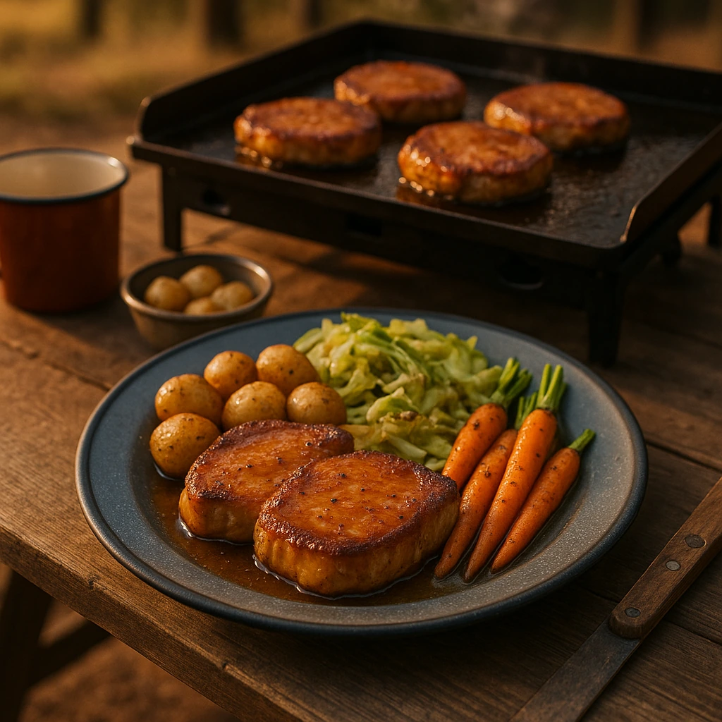 Maple Glazed Pork Chops