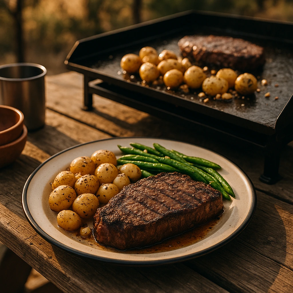 Cowboy Steak and Potatoes