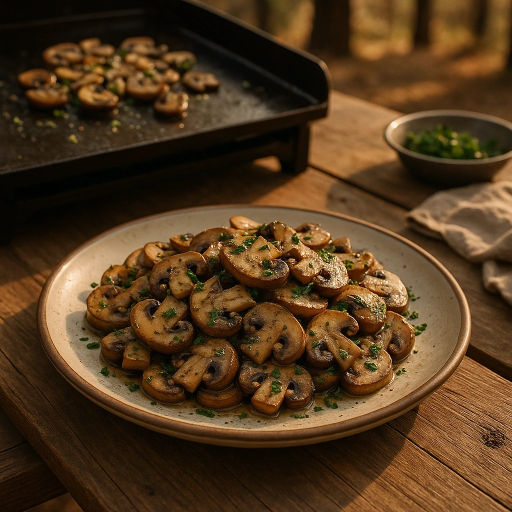 Garlic Herb Mushrooms