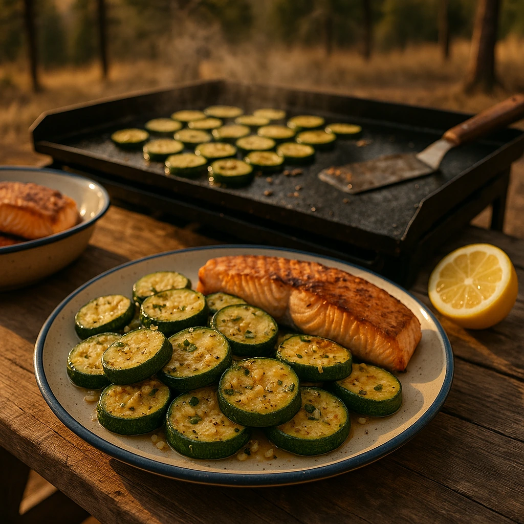 Lemon Garlic Zucchini