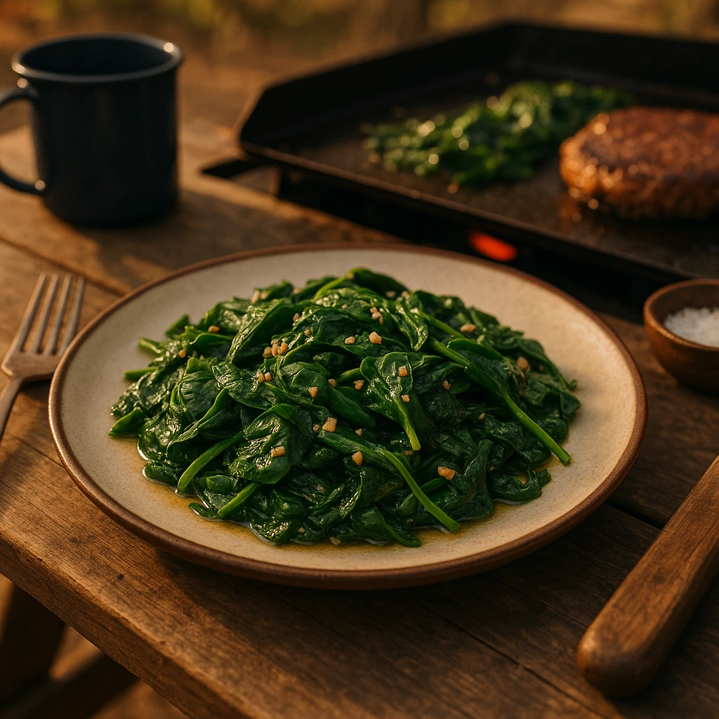 Garlic Spinach
