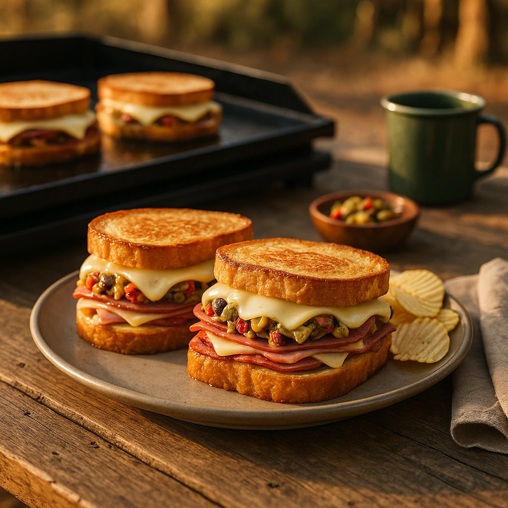 Camp Muffuletta Melts