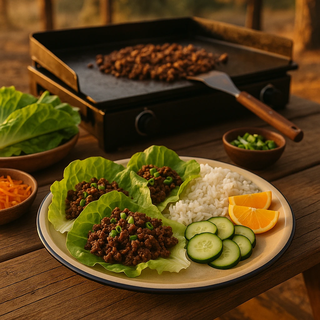 Korean Beef Lettuce Wraps